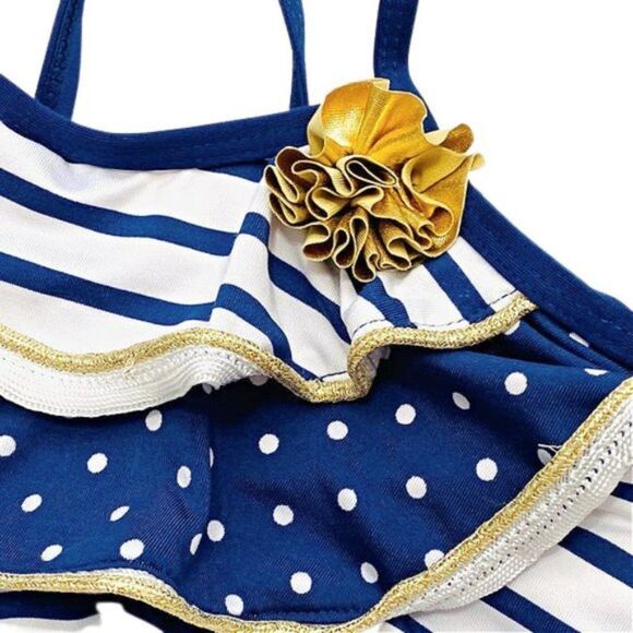 Baby Buns Flounce 3-Piece Bikini Set - Picture 4 of 11